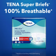 TENA ProSkin Unisex Incontinence Adult Diapers, Super Absorbency, Extra Large, 12 Count, 68011