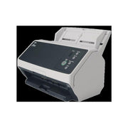 Fujitsu fi-8150 Color Duplex Document Scanner, 50 ppm, 600 dpi Optical Resolution, 100-Sheet Automatic Document Feeder, USB 3.2 and Ethernet Connectivity, Black