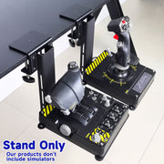 X.R Racing Shop Hotas Mount Desk Stand, 2pcs Flight Game Joystick Throttle Mount Compatible with Logitech X52/X52 Pro/X55/X56, Thrustmaster T16000M/TWCS/T Flight HOTAS, VKB TCA Series