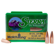 Sierra MatchKing Rifle Bullets - 168 Grain - .308 - 100 Rounds