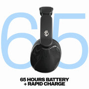 Skullcandy Hesh 540 ANC Wireless Over-Ear Headphones, Active Noise Cancelling, THX Spatial Audio, Black, S6HAW-T740