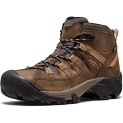 KEEN 1032588 Men's Targhee II Mid Waterproof Hiking Boots, Black Olive Chipmunk, Size 10.5