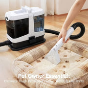 Rebelduck Portable Carpet Cleaner, 20Kpa Suction, Lightweight Compact Design, Dual-Tank System, Self-Cleaning Function, 8.8 lb, 18854100279