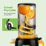 Inkbird ISJ-01 Juicer Machine, Cold Press Juicer with Wide Mouth Feed Chute and Pre-cutter
