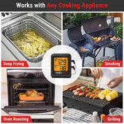 ThermoPro TP920W 650FT Wireless Bluetooth Meat Thermometer with Dual Temperature