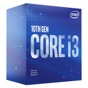 Intel Core i3-10100F Desktop Processor, 10th Gen Comet Lake, Quad-Core 3.6 GHz up to 4.3 GHz Turbo, 6MB Smart Cache, LGA 1200, 65W, Optane Memory Supported