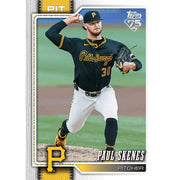 Topps 2026 Baseball Series 1 Super Box, 75th Anniversary MLB Trading Cards, Blue