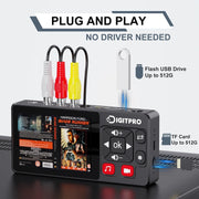 DIGITNOW VHS to Digital Converter 2.0, HD Video to Digital Converter Recorder with Remote & 3.5