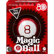 Mattel Magic 8 Ball 80th Anniversary Ruby Red Fortune-Telling Toy for Kids and Family, Compact Novelty Game JGK11