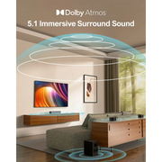 ULTIMEA Poseidon D60 5.1 Dolby Atmos Sound Bar, 410W Surround Sound Bar