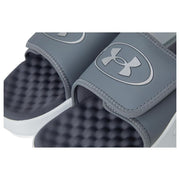 Under Armour Ignite Pro 8 Men's Adjustable Sport Slide Sandals, Grey, Size 8, 6000337