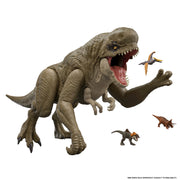 Mattel Jurassic World Rebirth Super Colossal Distortus Rex Dinosaur Figure, 31 Inch, Multicolor, JKG95