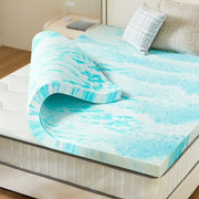 EDX 3 Inch Cool Gel Memory Foam Mattress Topper Twin Size Bed