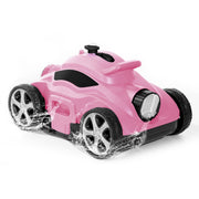 WRAKTOL Cordless Robotic Pool Cleaner, Strong 50W Suction, 110 Min Runtime, Up to 1077 Sq Ft Coverage, Self-Parking, Pink