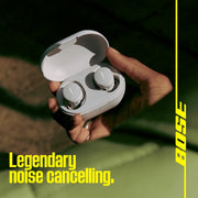 Bose QuietComfort True Wireless Earbuds with Active Noise Cancellation, Bluetooth 5.3, IPX4 Water Resistant, USB-C Charging, 8.5 Hours Playtime, Ice Blue, 888507-0700