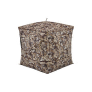 Pursuit XL Ground Blind and Hunting Chair Combo, 150-Denier Polyester Camo, Hub-Style Frame