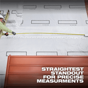Milwaukee 48-22-1226 Tape Measure, 8m/26ft Wide Double-Sided Blade, 18ft Reach, Black