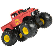 Monster Jam Official Grave Digger Die-Cast Monster Truck Toy, Red Vintage Edition, 1:24 Scale, Collector Series 26, Working Suspension