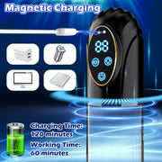 NCTTRP 20245 Electric Penis Pump with 6 Suction and Vacuum Modes, Waterproof, Silicone and ABS, Black, 9 Count
