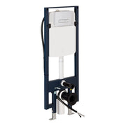 Signature Hardware 561889 Concealed In-Wall Tank Carrier for Wall Mount Smart Toilet - Matte Chrome Hardware