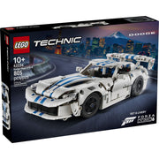 LEGO Technic Dodge Viper GTS-R Sports Car Building Toy with 805 Pieces, Realistic V10 Engine, Opening Doors and Hood, 42234