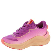 Skechers Girls Max Cushioning Ascend-Aura Sneaker, Purple/Multi, Size 4 Big Kid