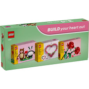 LEGO Hearts & Flowers Gift Set, 3 in 1 Building Toy Set, 661 Pieces, Multicolor, Ages 9+, 66817