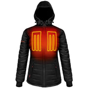 JustBrand Action Heat Women's 5V Battery Heated Puffer Jacket with Hood M