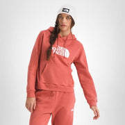 The North Face Evolution Half Dome Hoodie Women's Athletic Sweatshirt, Adjustable Hood, Kangaroo Pocket, Mars Dust, Small, NF0A8CWS