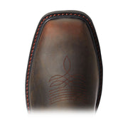 Ariat 10034720 Groundwork Wide Square-Toe H2O Steel-Toe Western Work Boots for Men - Dark Brown - 12M