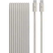 Beats 240W USB-C to USB-C Braided Cable, Fast Charging, Durable Tangle-Free Design, 10 ft, Surge Stone, MHX74LL/A