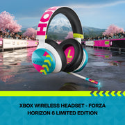 Microsoft Xbox Wireless Headset Forza Horizon 6 Limited Edition, Bluetooth 5.3, Over-Ear Gaming Headphones, Spatial Audio with Dolby Atmos, Up to 20 Hours Battery Life, Multicolor