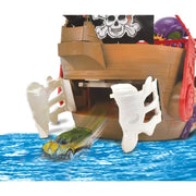Adventure Force Pirate Ship Die-Cast Vehicle Playset, Multi-Color, Color Change Toy Boat, Ages 3+