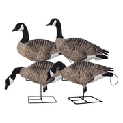 Greenhead Gear GHG Pro Grade XD Fully Flocked Canada Goose Harvester Decoys 4-Pack, Realistic Feather-Like Texture, Lifelike Motion, One-Piece Build, Zero-Glare Finish, 71601