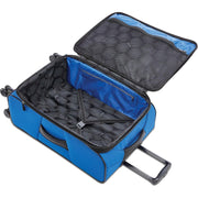 AMERICAN TOURISTER 142354-6188 4 KIX 2.0 Softside Expandable Luggage, Classic Blue, 28 Spinner