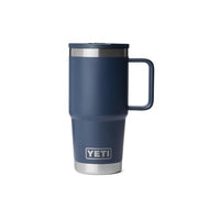 YETI Rambler Travel Straw Mug, 20 oz, Navy, Stainless Steel, Vacuum Insulated, Leakproof, Cup Holder Compatible
