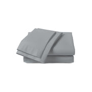 Color Sense 100% Cotton Lightweight Percale Weave Sheet Set - LIGHT GRAY ONE SIZE