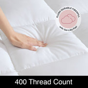 Allswell Down Alternative Mattress Topper, Medium Firmness, White, King Size, 2.5 Inch Thickness, WM23AW-TP21KG