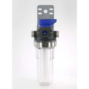Culligan Whole House Water Filtration System, Standard Duty, Clear Sediment Filter Housing, Stainless Steel Reinforced, 3/4 Inch Inlet/Outlet, Bypass Valve Included, WH-S200-C