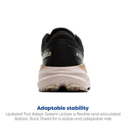 Brooks Cascadia 19 GTX Trail Running Shoe, Waterproof, Black/Ebony/Chateau Gray, Men's 11.5 Medium, 110456