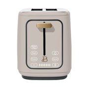 Beautiful 19453 2 Slice Toaster with Touch-Activated Display, Porcini Taupe by Drew Barrymore