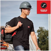 Milwaukee 605B-2X Pocket T-Shirt: Essential Men's Tee Collection, Chest Pocket, Premium Cotton, Wide Size Range, Superior Durability, 2XL Black