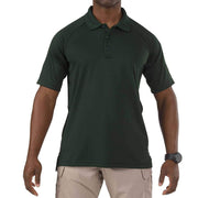 5.11 Tactical Synthetic Knit Performance Polo Short-Sleeve Shirt for Men L.E. Green XL