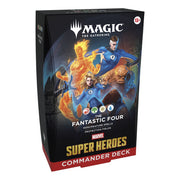 Wizards of the Coast Marvel Super Heroes Commander Deck, 100-Card Trading Card Game with Deck Box, Tokens, Strategy Guide, Foil Borderless Cards, WCMGMSHCOM