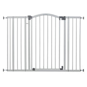 Kids2 Summer Infant Extra Tall Wide Safety Pet and Baby Gate, Gray, Fits 29.5-53 in Wide Openings, 38 in Tall, Walk-Thru Door with Auto-Close and Dual Mounting Options