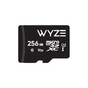 Wyze WYZEMSD256C10 256GB MicroSDXC Card, Class 10 UHS-3, High-Speed, Waterproof, Black