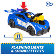 Spin Master Paw Patrol Launch N Rescue Cruiser Toy Vehicle with Chase Figure, Light and Sound Effects, Hidden Net Launcher, Multicolor, 11 in, 6074962