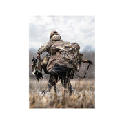 Rig Em Right Refuge Runner Hunting Backpack with Deluxe Padded Backrest, Multiple Compartments, Adjustable Cinch Straps, Optifade Timber Camo, 027-T