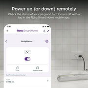 Roku Smart Home Indoor Smart Plug SE, White (2-Pack) - Simple Setup