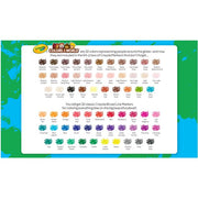 Crayola 587805 Colors of the World Broad Line Art Markers, Child, 64 Count